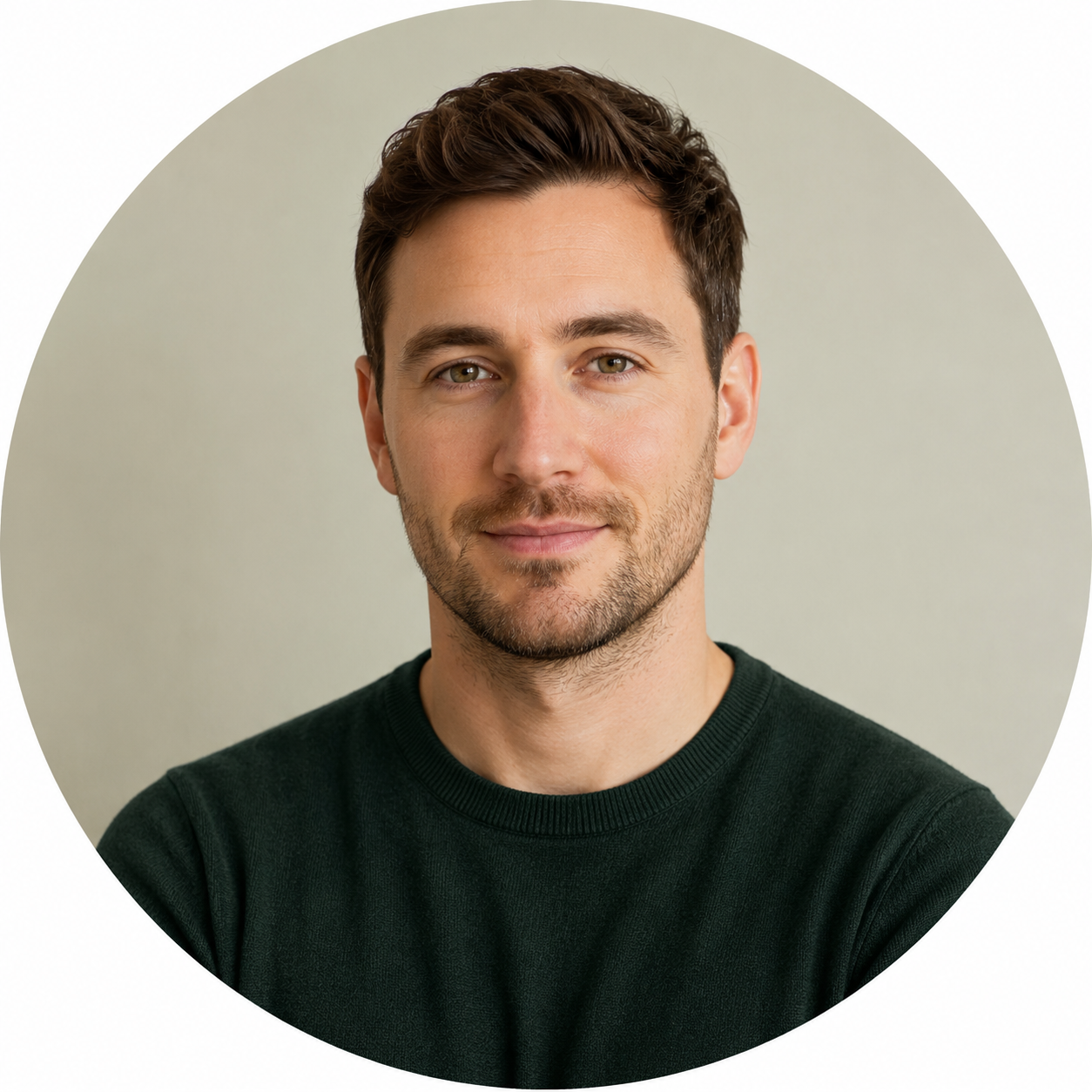 Portret van Thomas van Dijk, maker van Stop met Overdenken